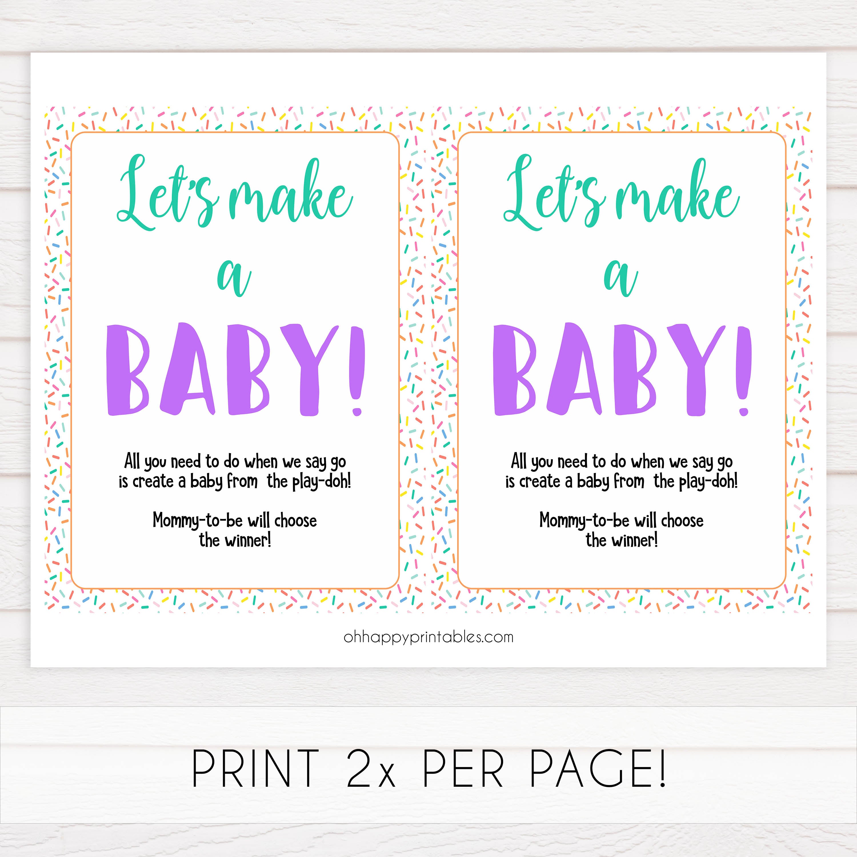 lets make a baby game, Printable baby shower games, baby sprinkle fun baby games, baby shower games, fun baby shower ideas, top baby shower ideas, sprinkle shower baby shower, friends baby shower ideas