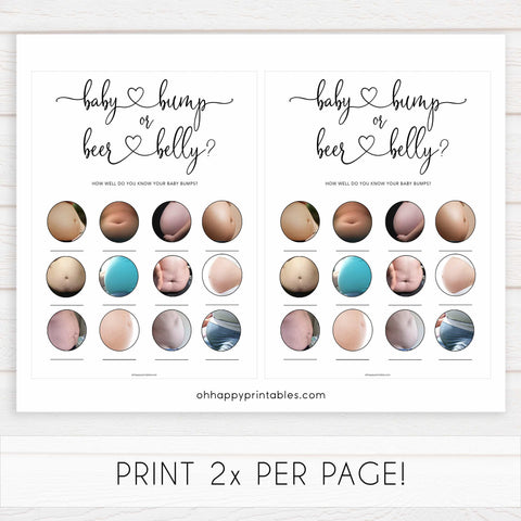 Minimalist baby shower games, 10 baby game bundles, fun baby games, printable baby games, top baby games, popular baby games, labor or porn games, neutral baby games, gender reveal games