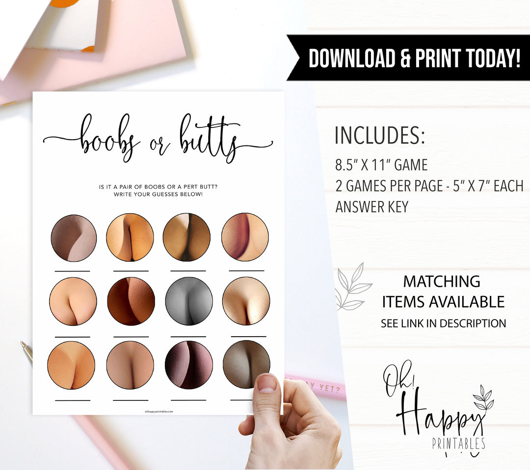 Minimalist baby shower games, boobs or butts baby games, 10 baby game bundles, fun baby games, printable baby games, top baby games, popular baby games, labor or porn games, neutral baby games, gender reveal games