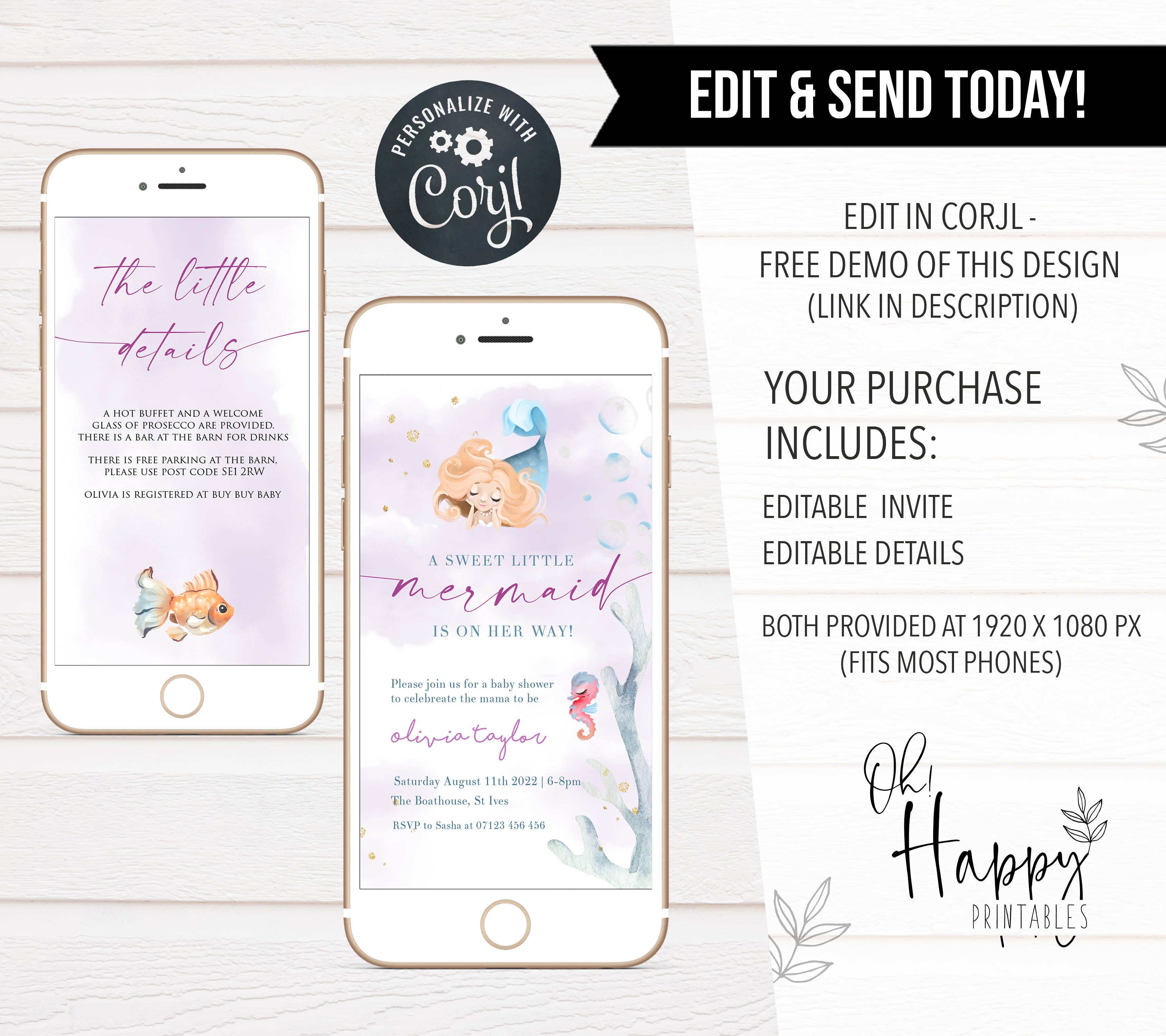 editable little mermaid baby shower invitations, printable baby shower invitations, little mermaid baby shower, editable baby shower invitations