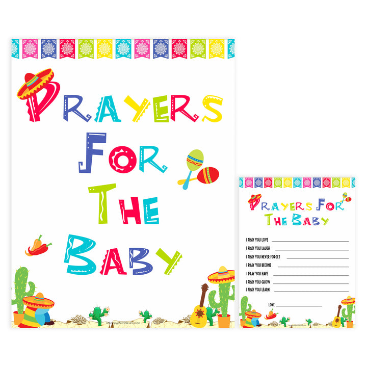 prayers for the baby keepsake, Printable baby shower games, Mexican fiesta fun baby games, baby shower games, fun baby shower ideas, top baby shower ideas, fiesta shower baby shower, fiesta baby shower ideas