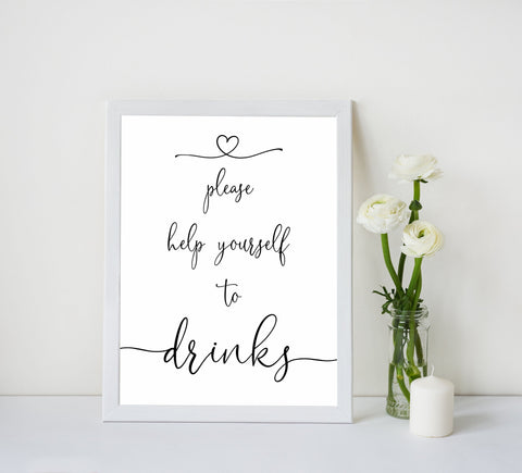 minimalist baby shower signs, baby sign bundle, printable baby signs, drinks sign, food sign, guestbook baby sign, baby shower decor