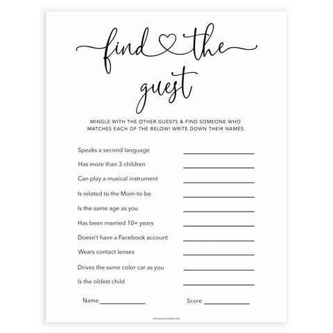 Minimalist baby shower games, find the guest baby games, 10 baby game bundles, fun baby games, printable baby games, top baby games, popular baby games, labor or porn games, neutral baby games, gender reveal games