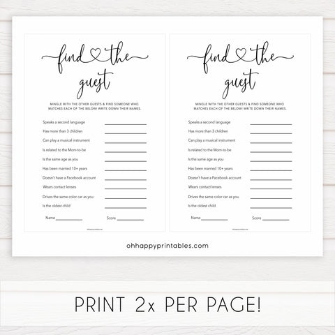 Minimalist baby shower games, find the guest baby games, 10 baby game bundles, fun baby games, printable baby games, top baby games, popular baby games, labor or porn games, neutral baby games, gender reveal games