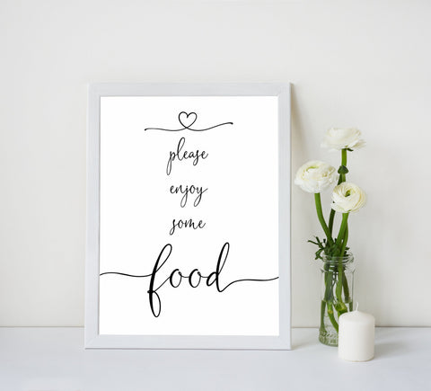 minimalist baby shower signs, foods baby sign, drinks baby decor, printable baby signs, minimalist baby decor