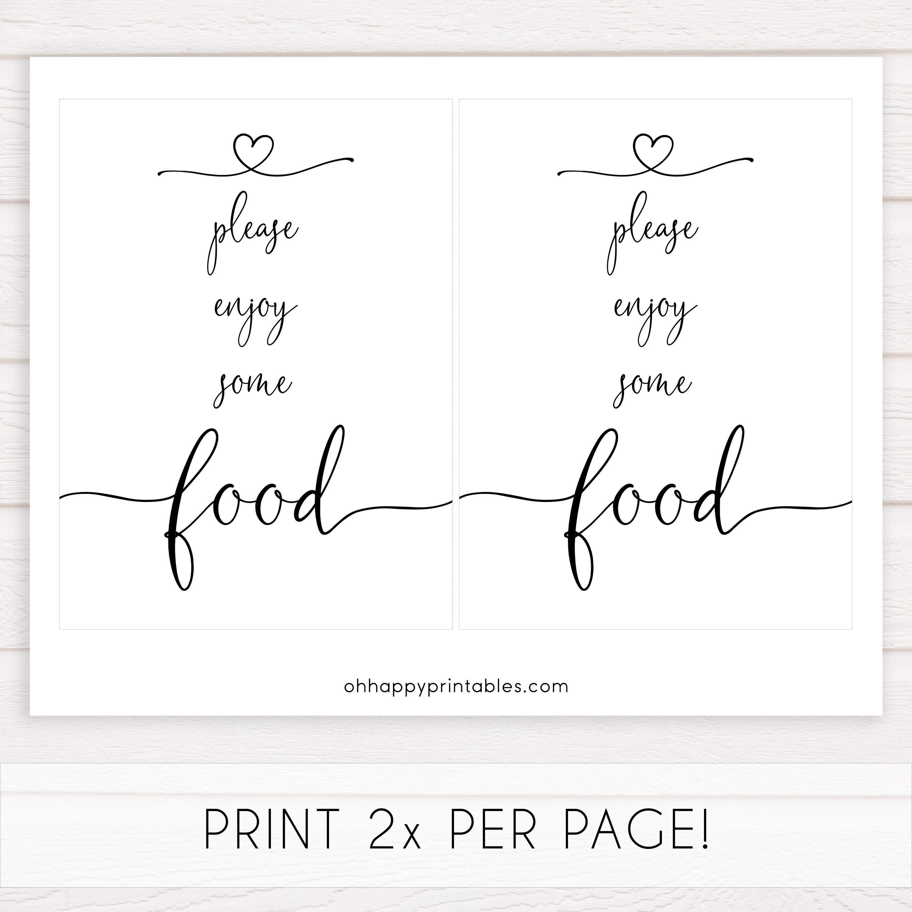 minimalist baby shower signs, baby sign bundle, printable baby signs, drinks sign, food sign, guestbook baby sign, baby shower decor