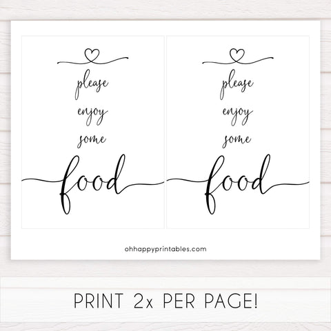 minimalist baby shower signs, baby sign bundle, printable baby signs, drinks sign, food sign, guestbook baby sign, baby shower decor