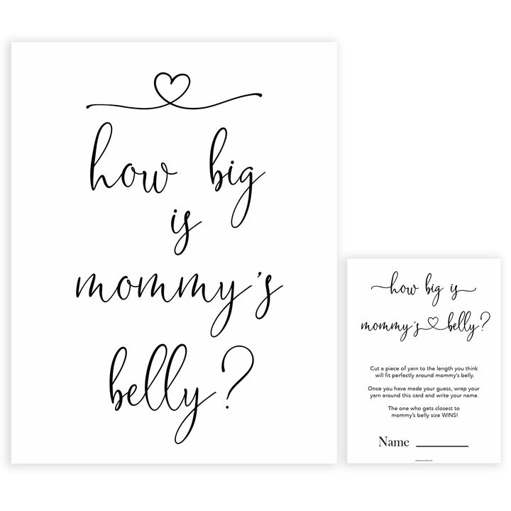 Minimalist baby shower games, how big is mommys belly baby games, 10 baby game bundles, fun baby games, printable baby games, top baby games, popular baby games, labor or porn games, neutral baby games, gender reveal games