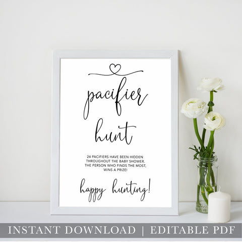 Minimalist baby shower games, pacifier hunt baby games, 10 baby game bundles, fun baby games, printable baby games, top baby games, popular baby games, labor or porn games, neutral baby games, gender reveal games