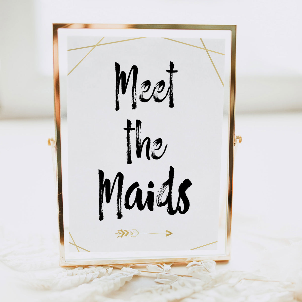 Meet the Maids Sign - Bride Tribe