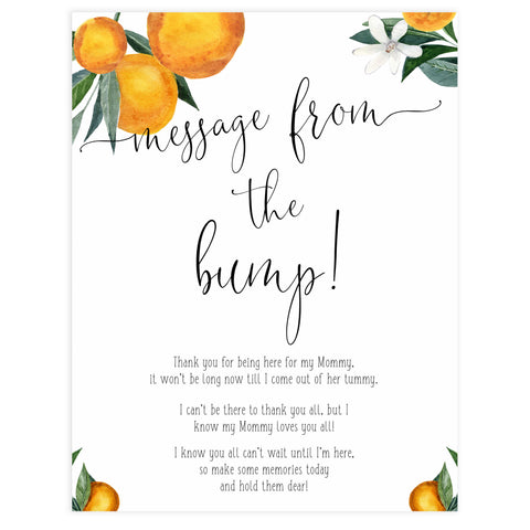 message from the bump game, Printable baby shower games, little cutie baby games, baby shower games, fun baby shower ideas, top baby shower ideas, little cutie baby shower, baby shower games, fun little cutie baby shower ideas, citrus baby shower games, citrus baby shower, orange baby shower