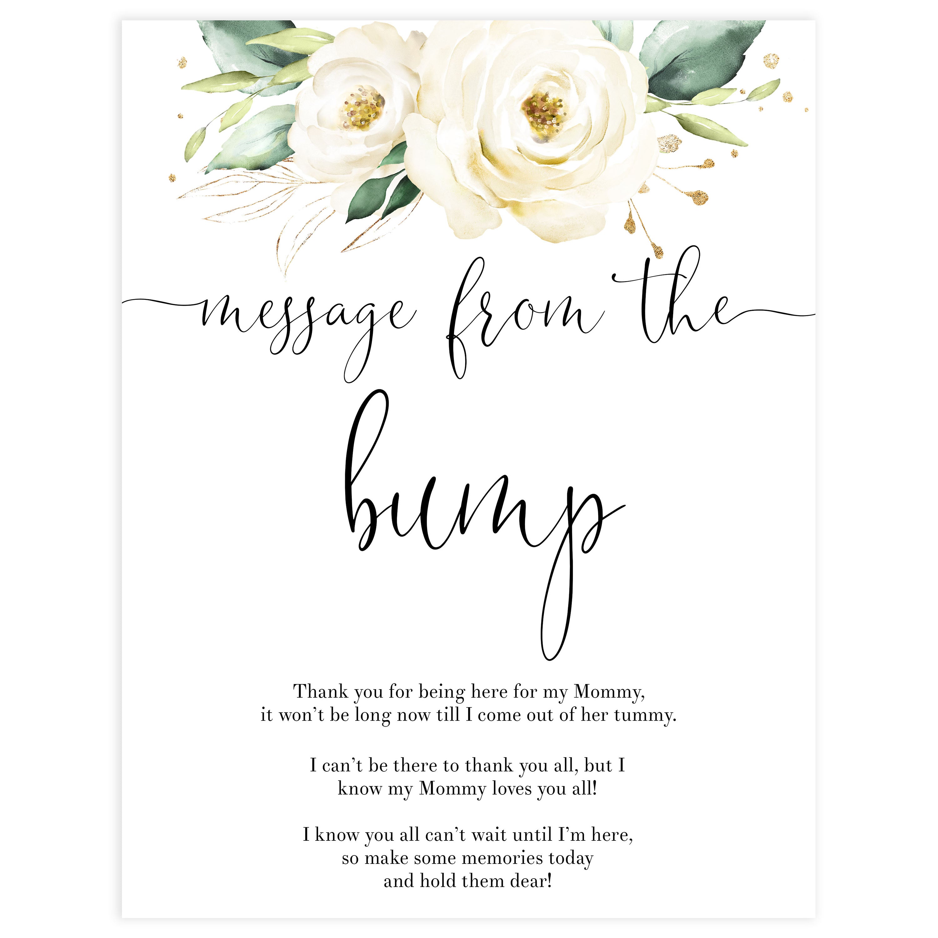 message from the bump game, Printable baby shower games, shite floral baby games, baby shower games, fun baby shower ideas, top baby shower ideas, floral baby shower, baby shower games, fun floral baby shower ideas
