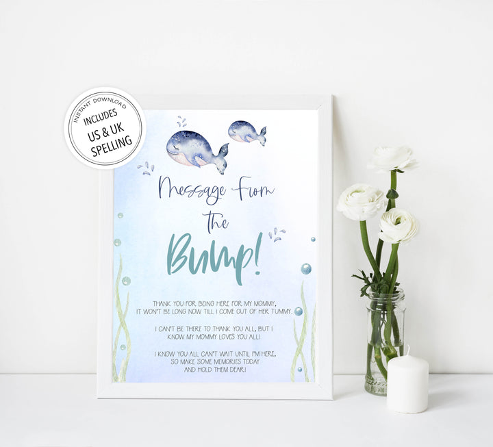 message from the bump game, Printable baby shower games, whale baby games, baby shower games, fun baby shower ideas, top baby shower ideas, whale baby shower, baby shower games, fun whale baby shower ideas