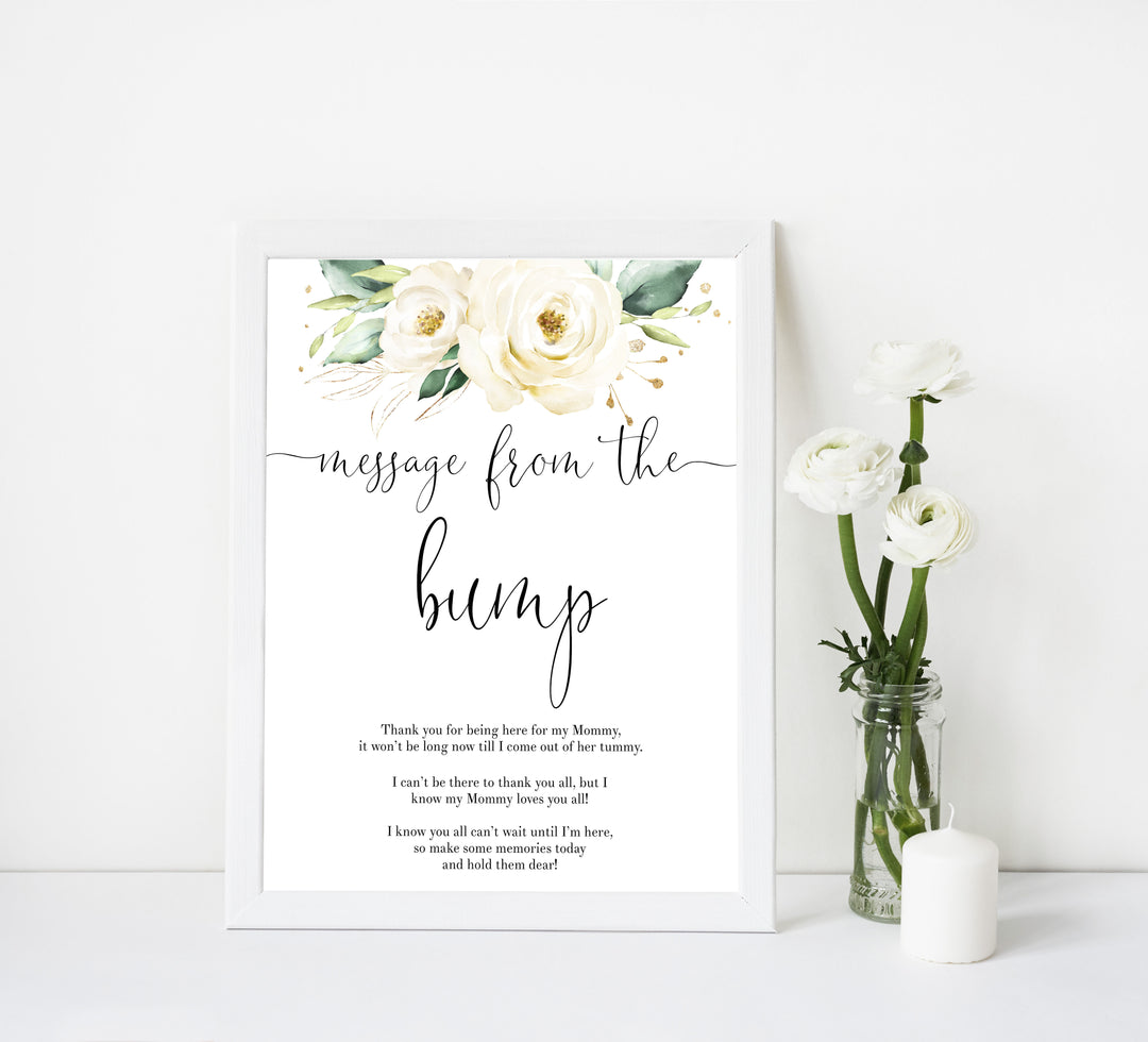 message from the bump game, Printable baby shower games, shite floral baby games, baby shower games, fun baby shower ideas, top baby shower ideas, floral baby shower, baby shower games, fun floral baby shower ideas