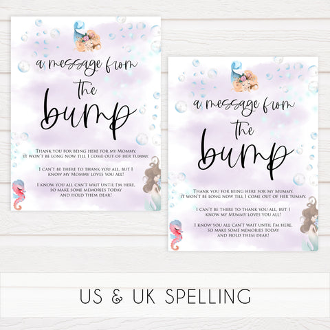 message from the bump game, Printable baby shower games, little mermaid baby games, baby shower games, fun baby shower ideas, top baby shower ideas, little mermaid baby shower, baby shower games, pink hearts baby shower ideas