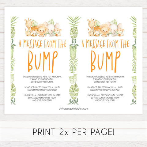 message from the bump game, Printable baby shower games, safari animals baby games, baby shower games, fun baby shower ideas, top baby shower ideas, safari animals baby shower, baby shower games, fun baby shower ideas