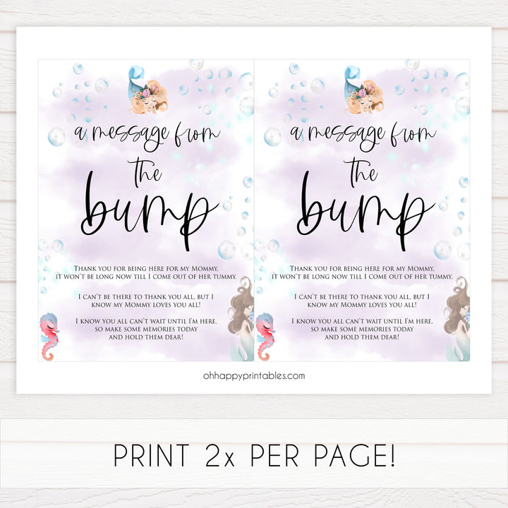 message from the bump game, Printable baby shower games, little mermaid baby games, baby shower games, fun baby shower ideas, top baby shower ideas, little mermaid baby shower, baby shower games, pink hearts baby shower ideas