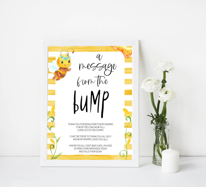 message from the bump game, Printable baby shower games, mommy bee fun baby games, baby shower games, fun baby shower ideas, top baby shower ideas, mommy to bee baby shower, friends baby shower ideas