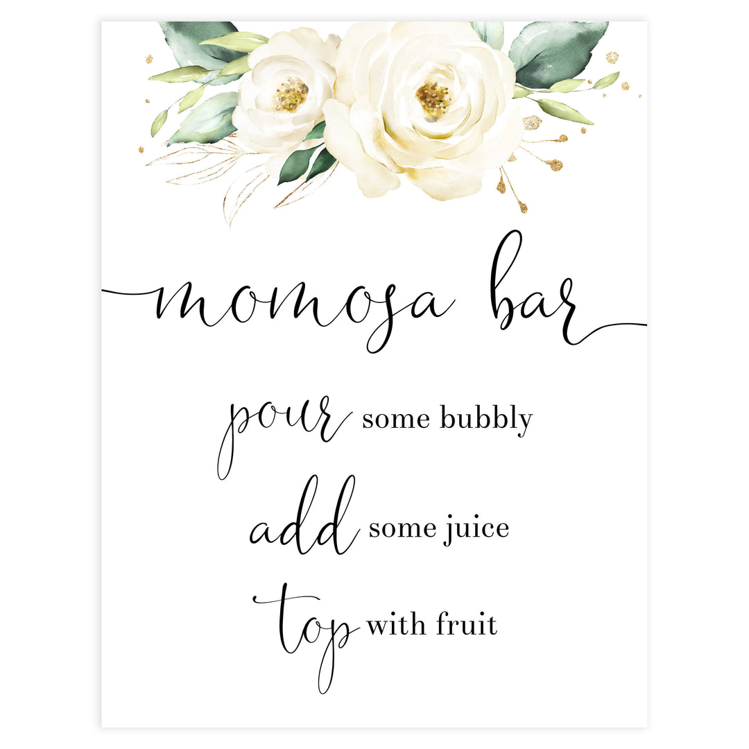 momosa baby shower table signs, Printable baby shower games, shite floral baby games, baby shower games, fun baby shower ideas, top baby shower ideas, floral baby shower, baby shower games, fun floral baby shower ideas