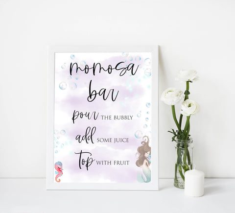 8 baby shower table signs, Little mermaid baby decor, printable baby table signs, printable baby decor, baby little mermaid table signs, fun baby signs, baby little mermaid fun baby table signs
