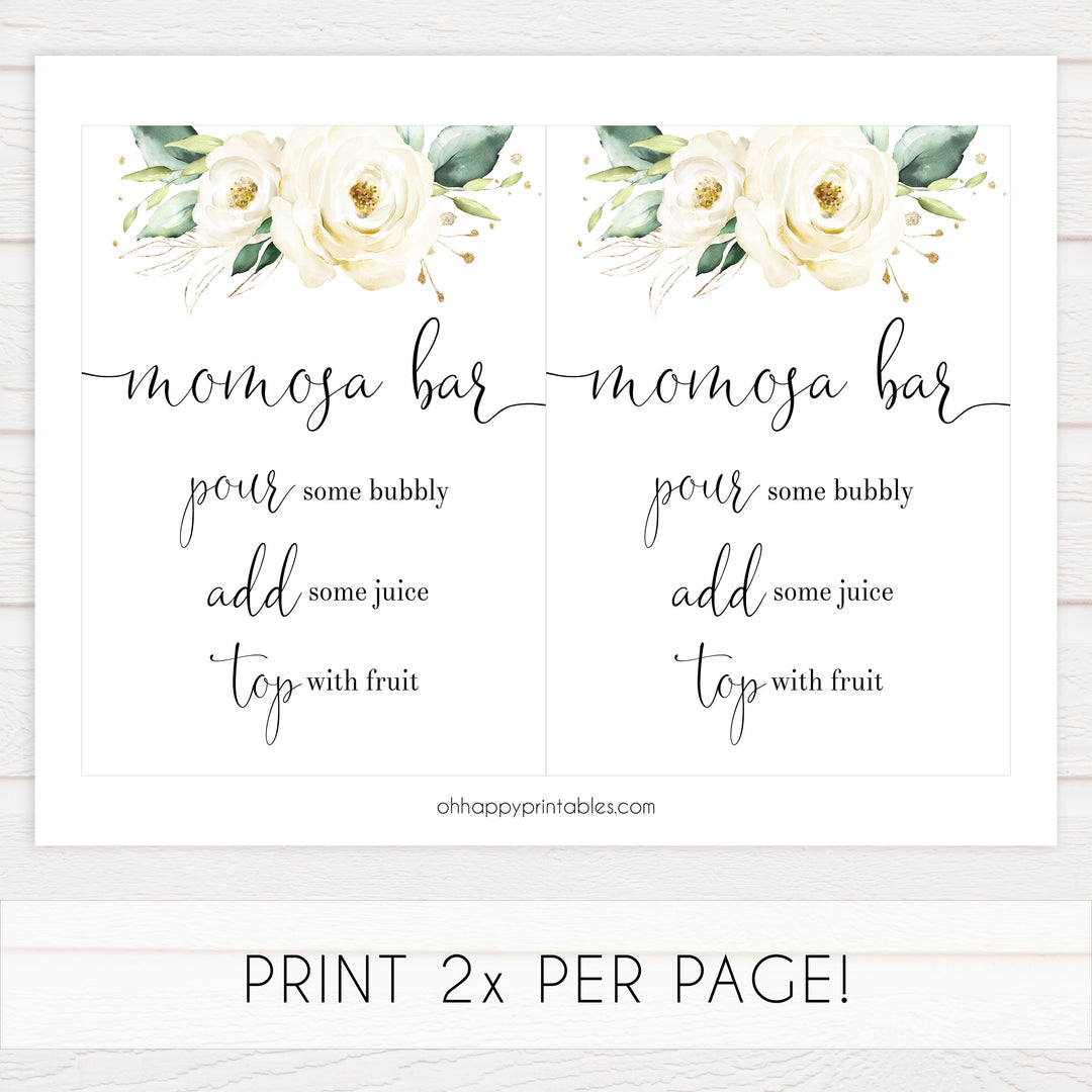 momosa baby shower table signs, Printable baby shower games, shite floral baby games, baby shower games, fun baby shower ideas, top baby shower ideas, floral baby shower, baby shower games, fun floral baby shower ideas