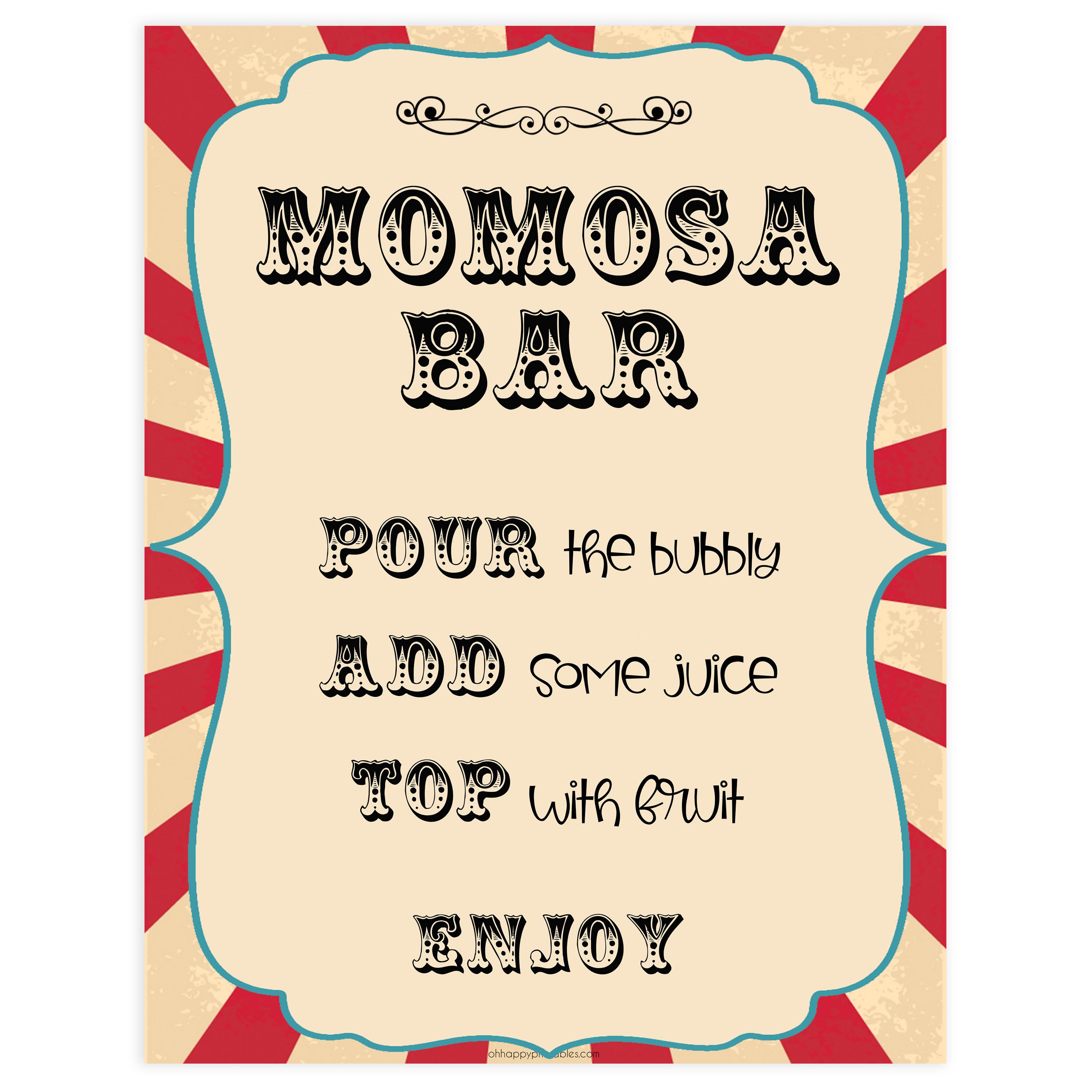 momsoa baby table sign, momosa baby decor sign,  Circus baby decor, printable baby table signs, printable baby decor, carnival table signs, fun baby signs, circus fun baby table signs