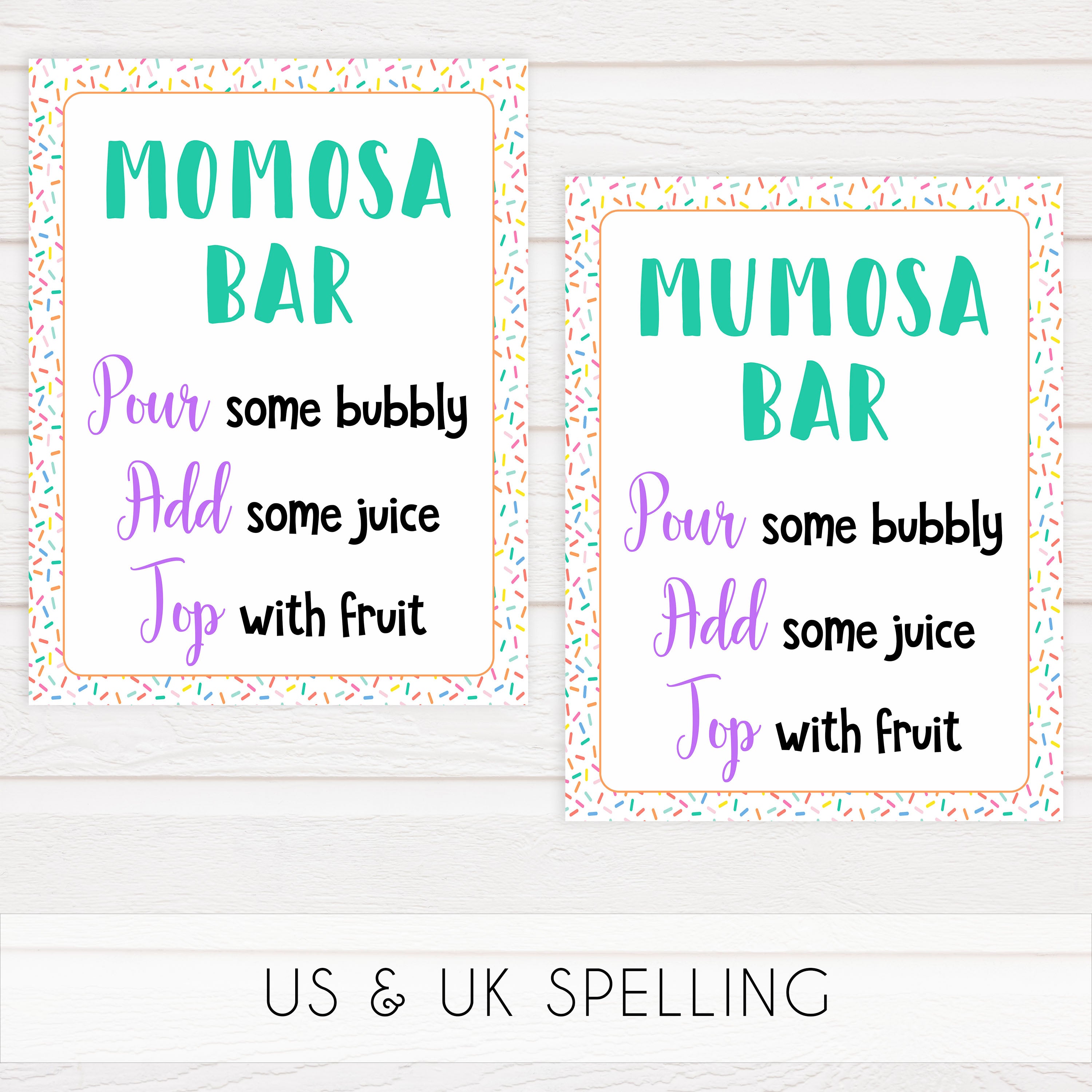momosa baby table sign, Baby sprinkle baby decor, printable baby table signs, printable baby decor, baby sprinkle table signs, fun baby signs, baby sprinkle fun baby table signs