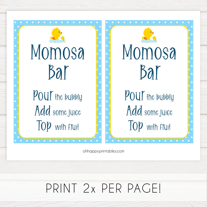 rubber ducky baby signs, momosa baby signs, printable baby signs, baby decor, fun baby decor, rubber ducky