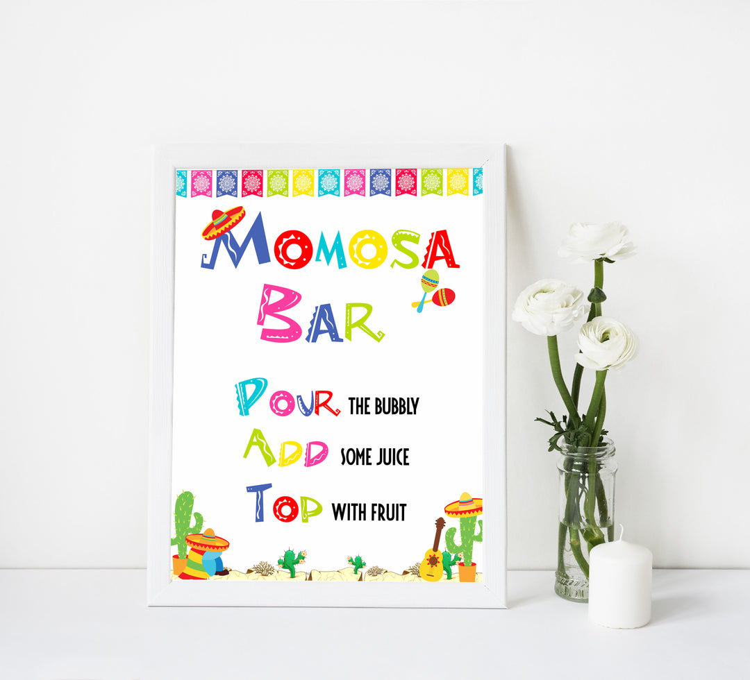 momosa baby table signs, Mexican fiesta baby decor, printable baby table signs, printable baby decor, baby Mexican fiesta table signs, fun baby signs, baby fiesta fun baby table signs
