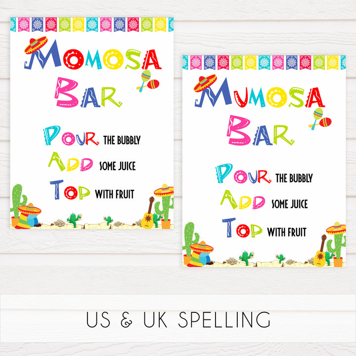 momosa baby table signs, Mexican fiesta baby decor, printable baby table signs, printable baby decor, baby Mexican fiesta table signs, fun baby signs, baby fiesta fun baby table signs