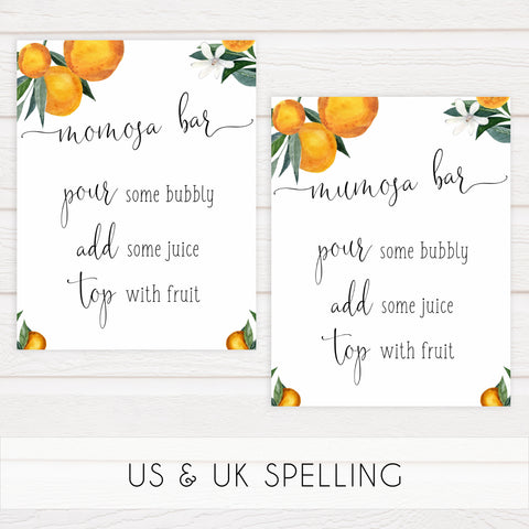 momosa baby shower table signs, Little cutie baby decor, printable baby table signs, printable baby decor, baby little cutie table signs, fun baby signs, baby little cutie fun baby table signs, citrus baby shower signs,