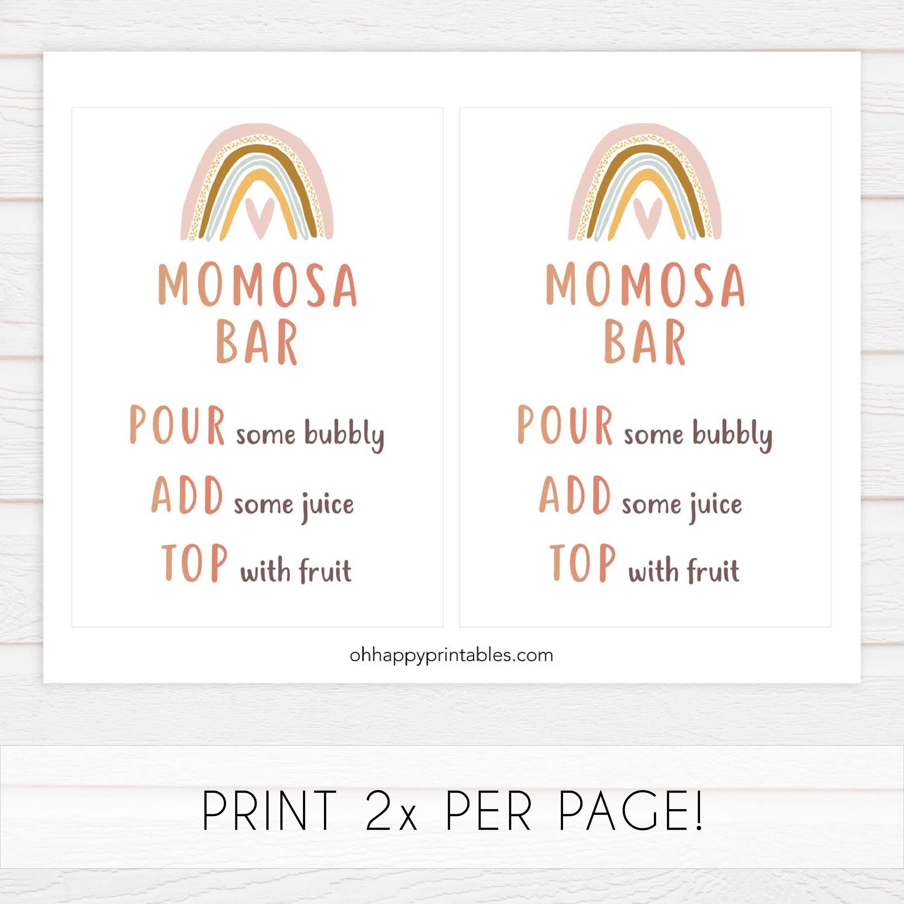 momosa baby table signs, Printable baby shower games, boho rainbow baby games, baby shower games, fun baby shower ideas, top baby shower ideas, boho rainbow baby shower, baby shower games, fun boho rainbow baby shower ideas