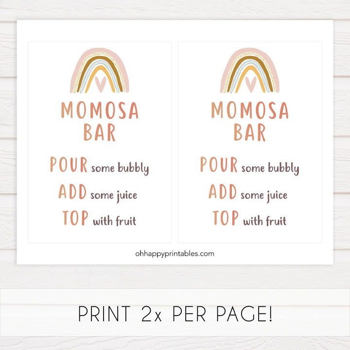 momosa baby table signs, Printable baby shower games, boho rainbow baby games, baby shower games, fun baby shower ideas, top baby shower ideas, boho rainbow baby shower, baby shower games, fun boho rainbow baby shower ideas