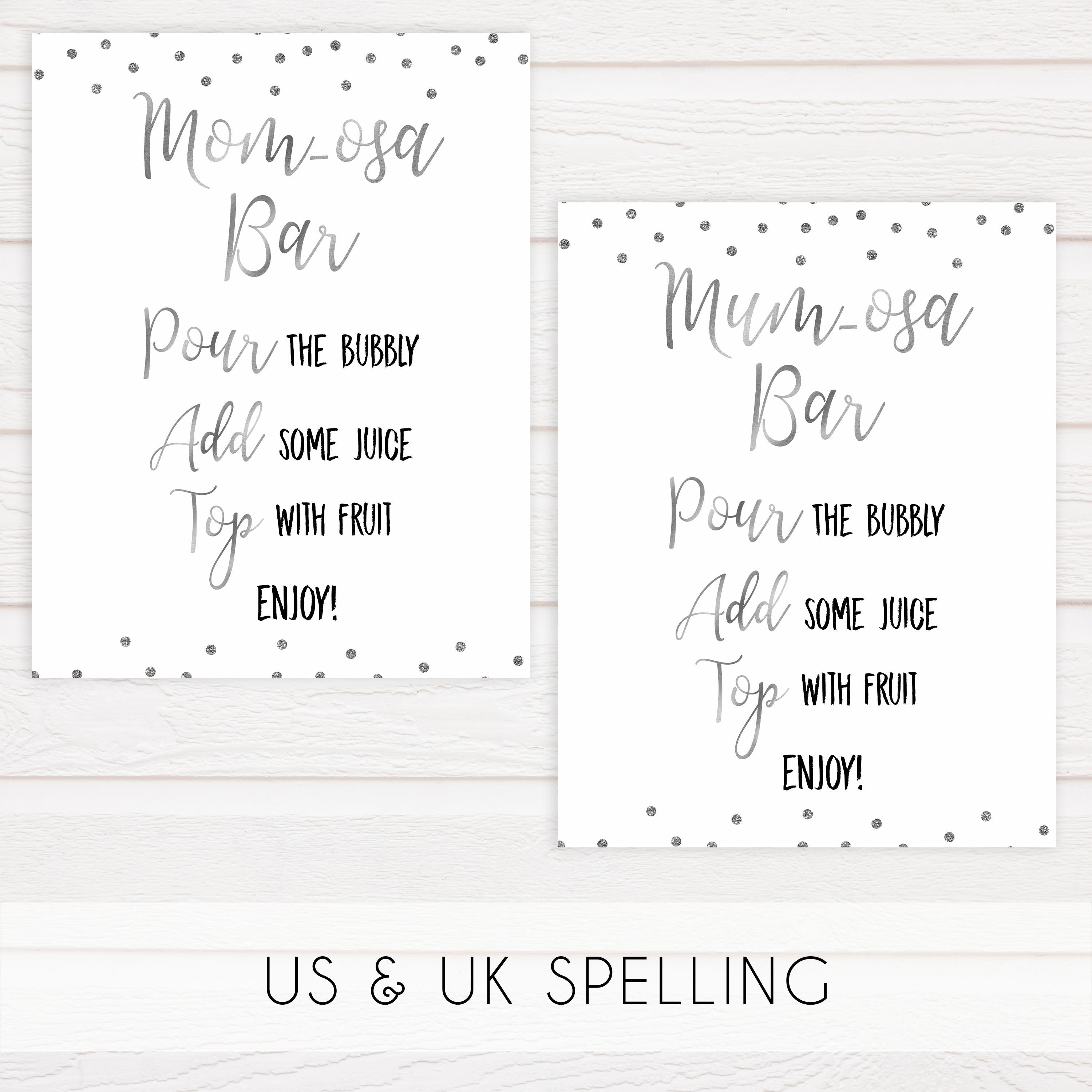 8 baby shower signs, baby table signs bundle, Baby silver glitter baby decor, printable baby table signs, printable baby decor, baby silver glitter table signs, fun baby signs, baby silver fun baby table signs