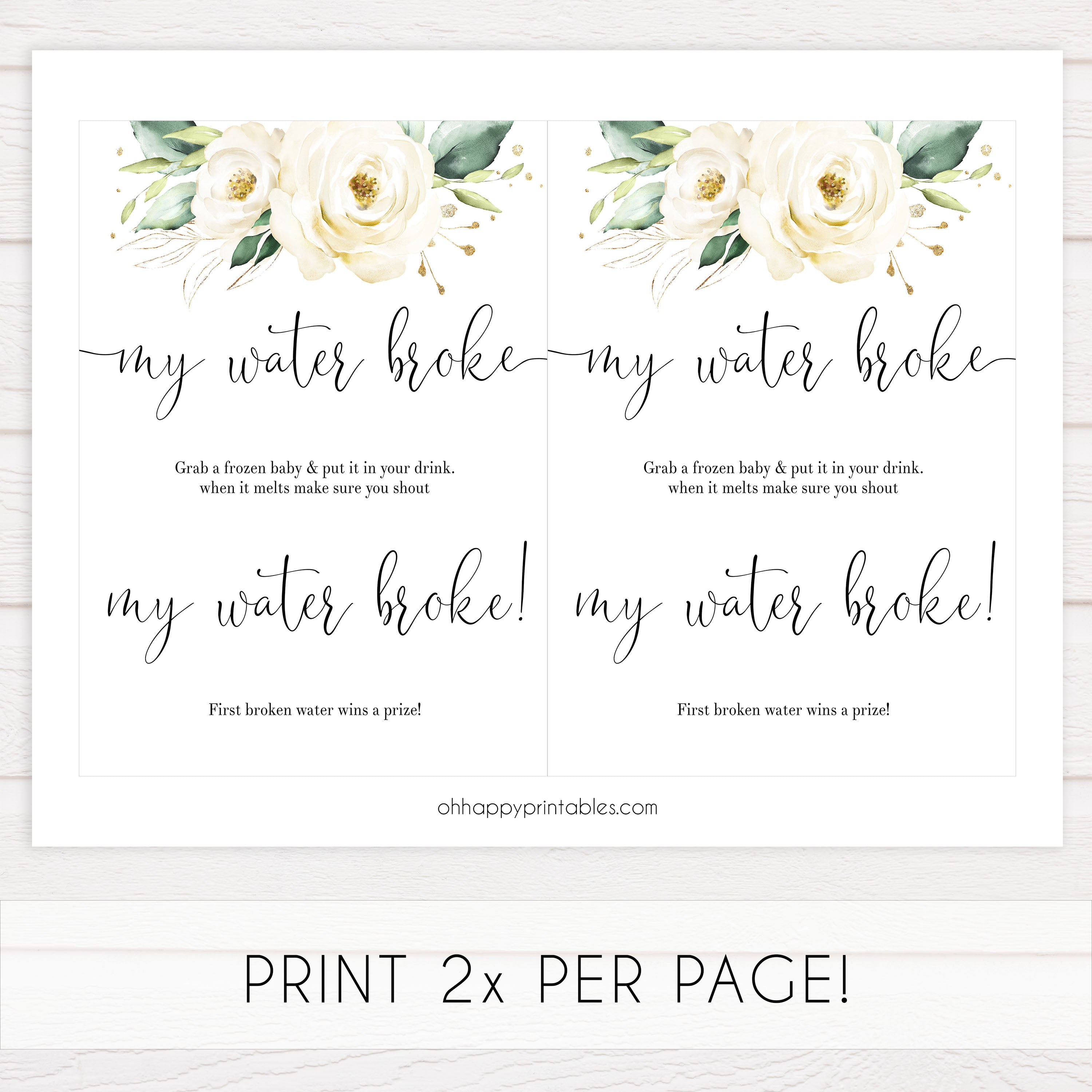 my water broke game, Printable baby shower games, shite floral baby games, baby shower games, fun baby shower ideas, top baby shower ideas, floral baby shower, baby shower games, fun floral baby shower ideas