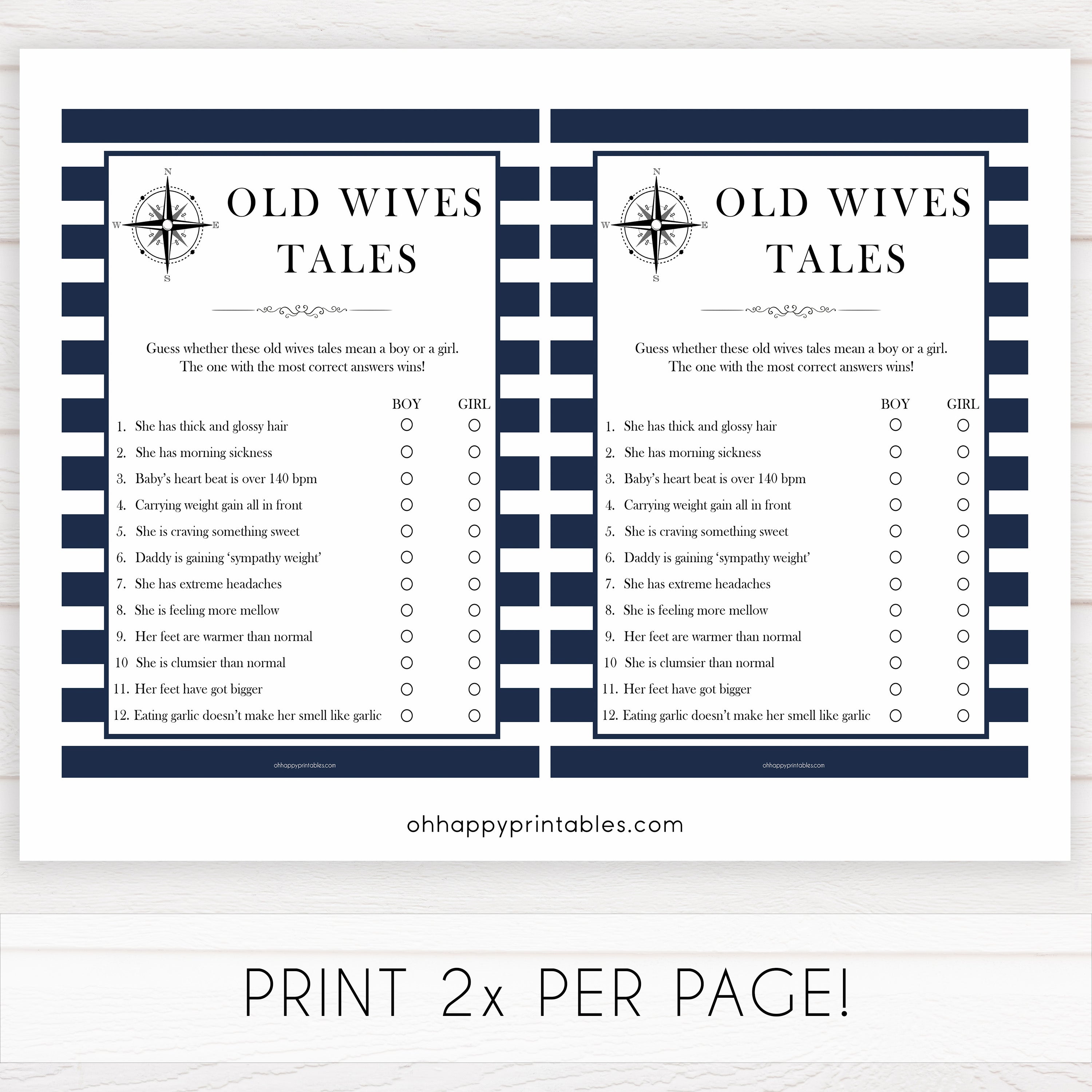 old wives tales game, old wives tales baby, Printable baby shower games, nautical baby shower games, nautical baby games, fun baby shower games, top baby shower ideas