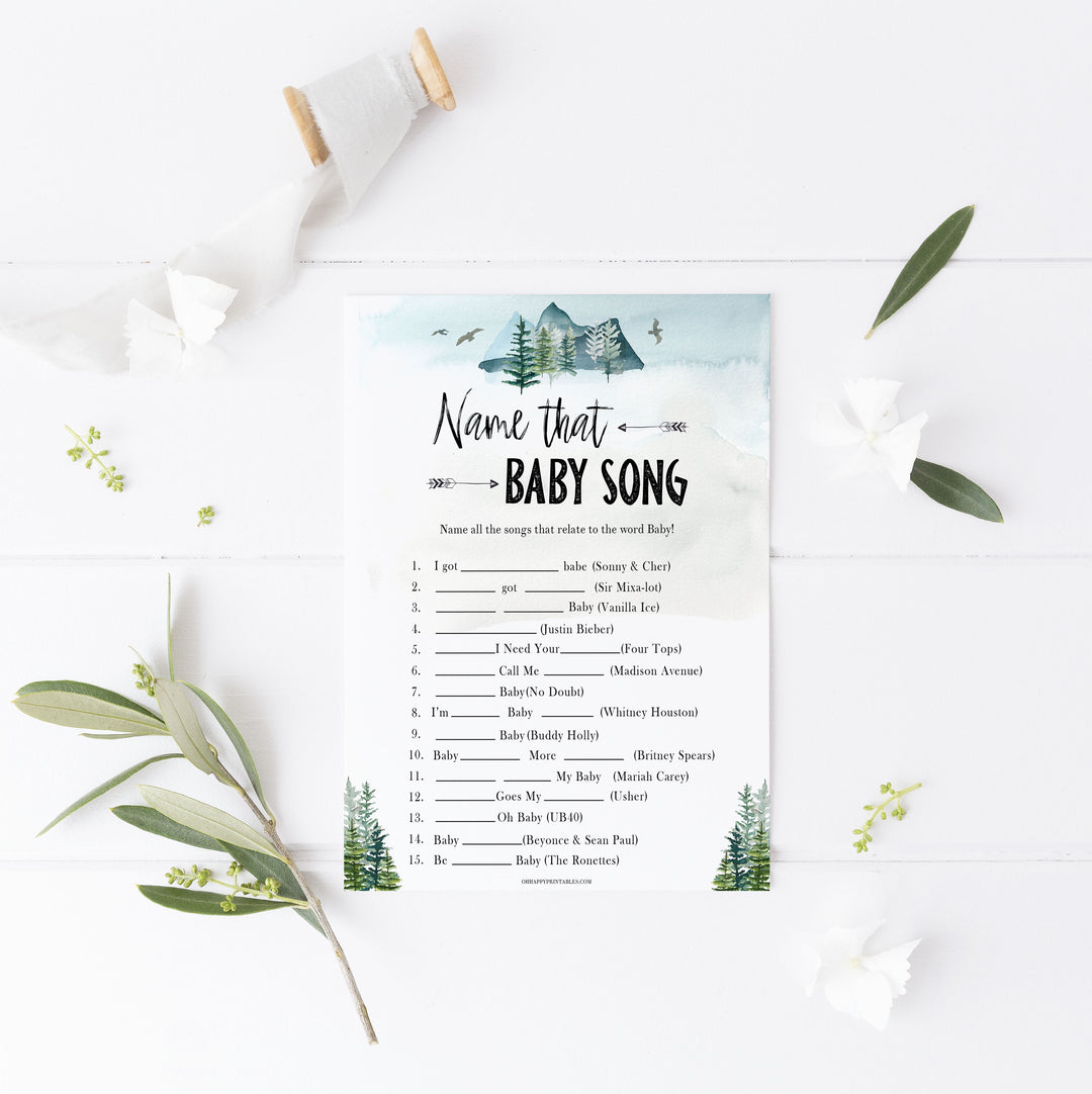 name that baby song game, Printable baby shower games, adventure awaits baby games, baby shower games, fun baby shower ideas, top baby shower ideas, adventure awaits baby shower, baby shower games, fun adventure baby shower ideas