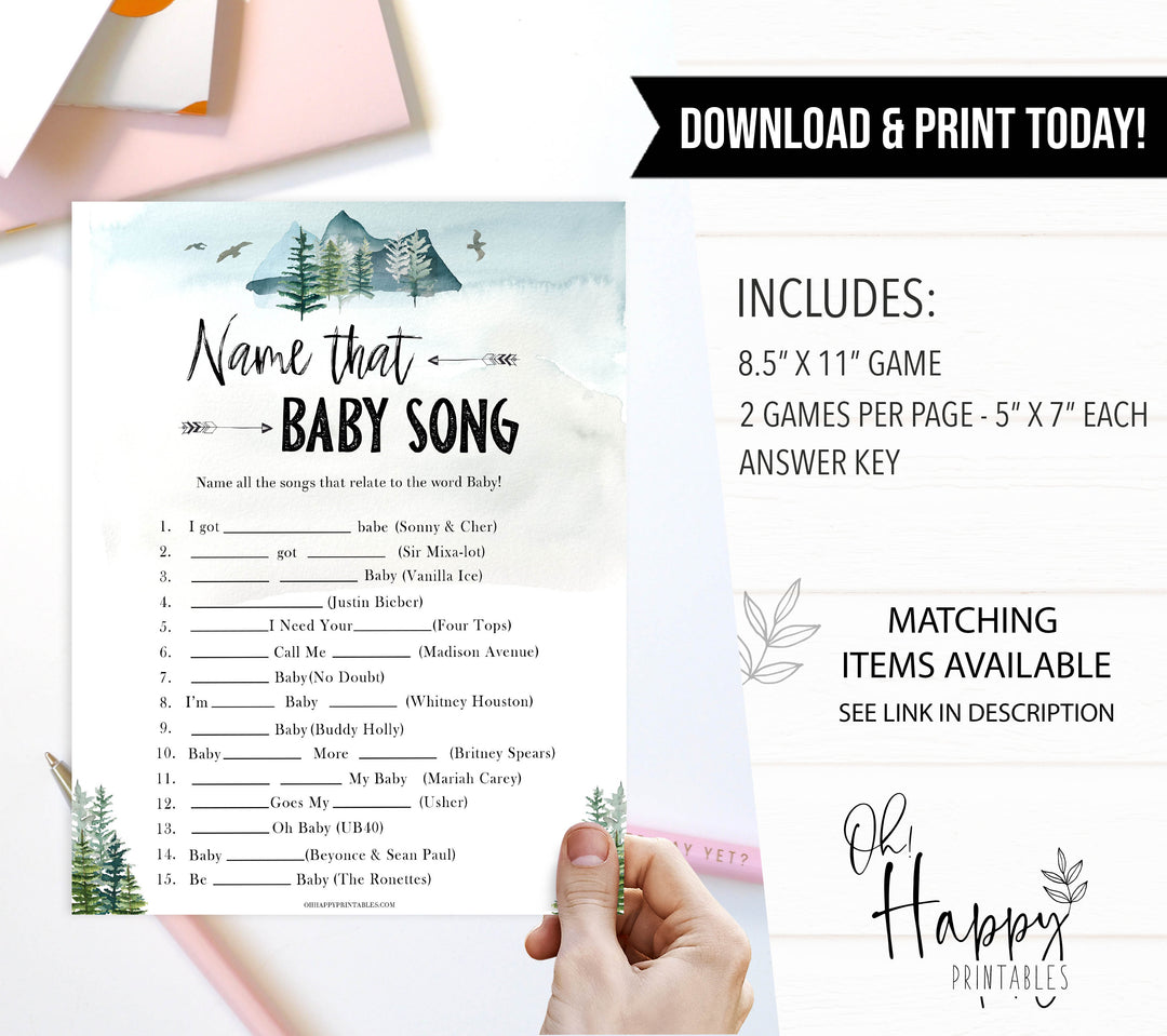 name that baby song game, Printable baby shower games, adventure awaits baby games, baby shower games, fun baby shower ideas, top baby shower ideas, adventure awaits baby shower, baby shower games, fun adventure baby shower ideas
