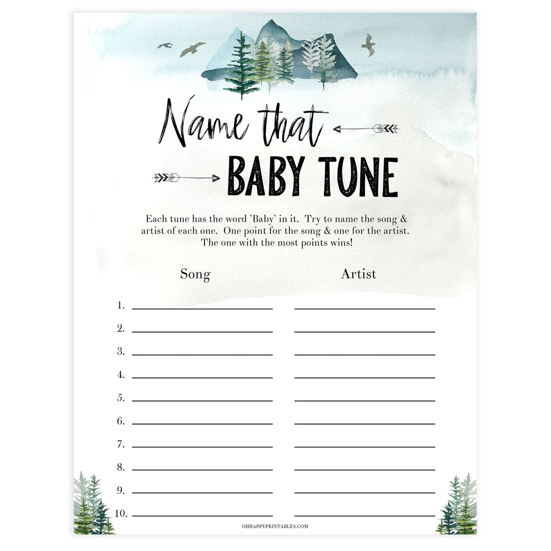 name that baby tune game, Printable baby shower games, adventure awaits baby games, baby shower games, fun baby shower ideas, top baby shower ideas, adventure awaits baby shower, baby shower games, fun adventure baby shower ideas