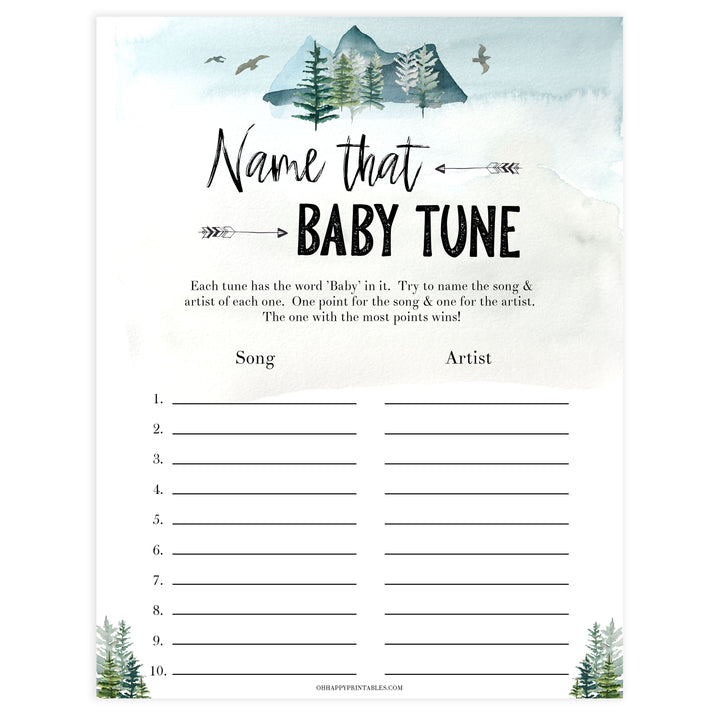 name that baby tune game, Printable baby shower games, adventure awaits baby games, baby shower games, fun baby shower ideas, top baby shower ideas, adventure awaits baby shower, baby shower games, fun adventure baby shower ideas