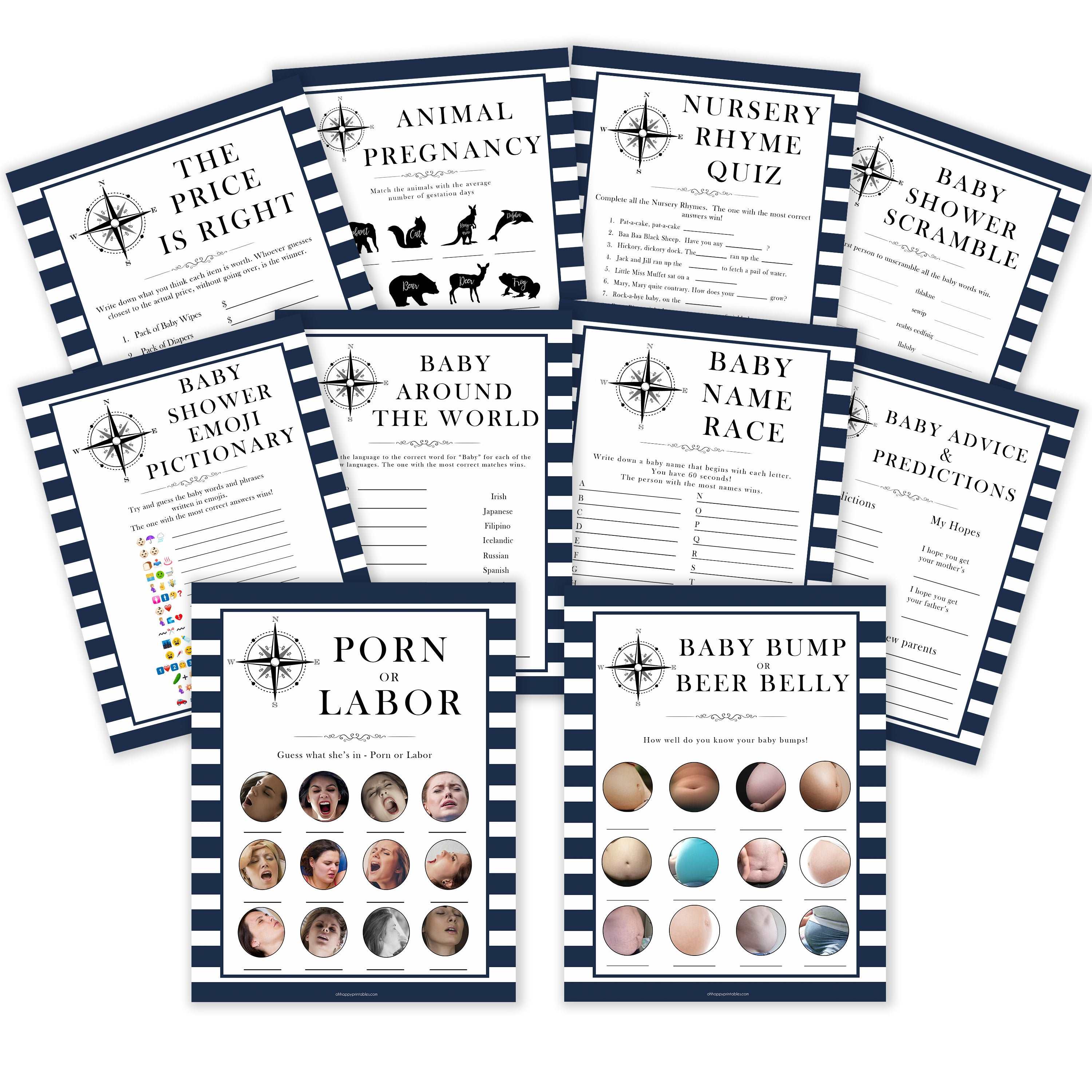10 baby shower games, baby shower games bundles, Nautical baby shower games, baby shower games, printable baby shower games, baby shower games, fun baby games, ahoy its a boy, popular baby shower games, sailor baby games, boat baby game