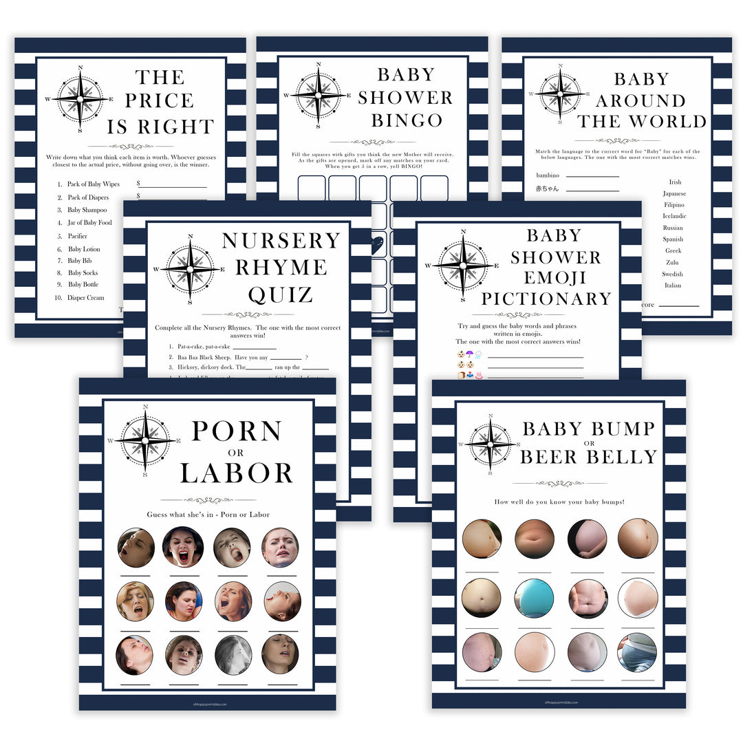 7 baby shower games, baby shower games bundles, Nautical baby shower games, baby shower games, printable baby shower games, baby shower games, fun baby games, ahoy its a boy, popular baby shower games, sailor baby games, boat baby games