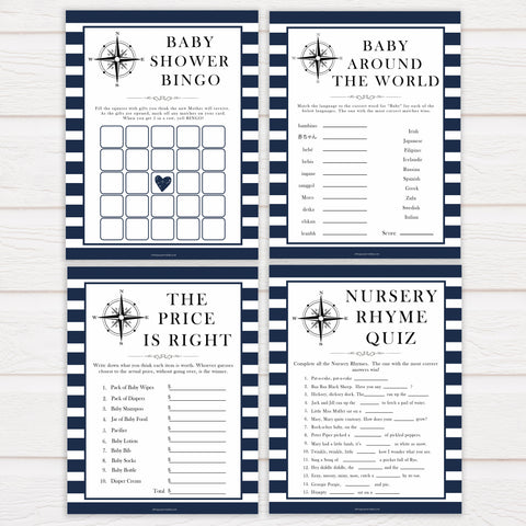 7 baby shower games, baby shower games bundles, Nautical baby shower games, baby shower games, printable baby shower games, baby shower games, fun baby games, ahoy its a boy, popular baby shower games, sailor baby games, boat baby games