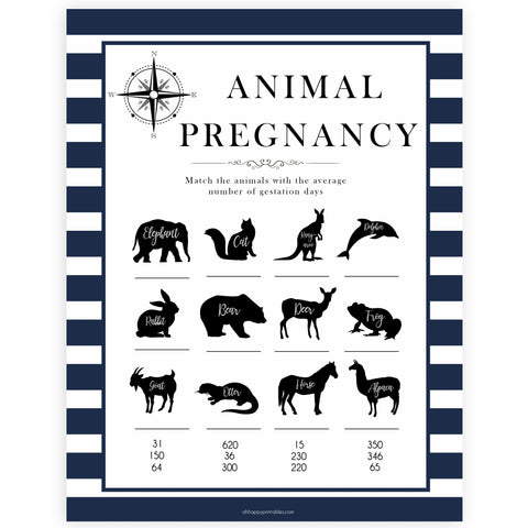Nautical baby shower games, animal pregnancy baby shower games, printable baby shower games, baby shower games, fun baby games, popular baby shower games, sailor baby games, boat baby games