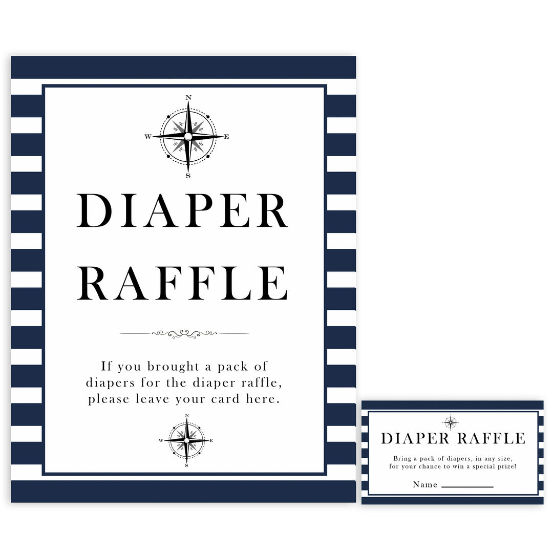Nautical baby shower games, diaper raffle baby shower games, printable baby shower games, baby shower games, fun baby games, ahoy its a boy, popular baby shower games, sailor baby games, boat baby games