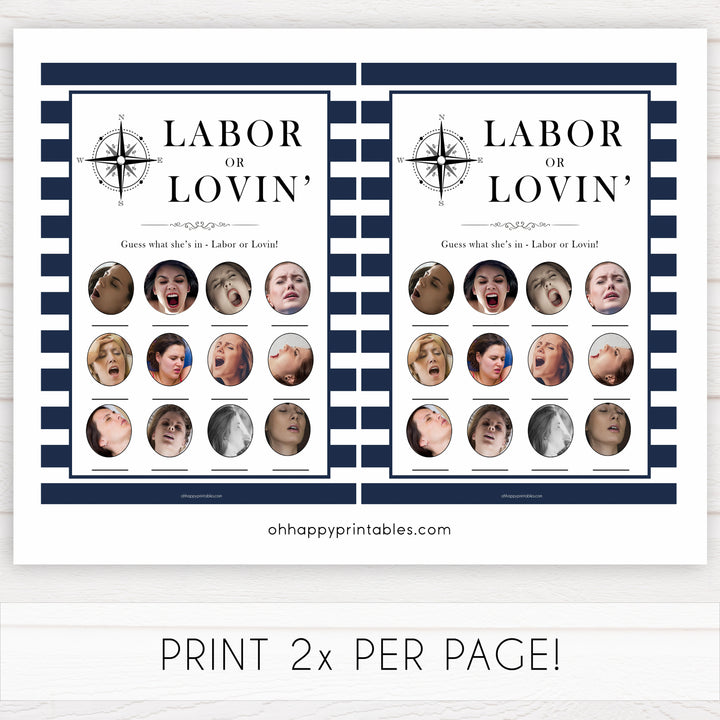 Nautical baby shower games, labour or lovin, porn or labor, baby shower games, printable baby shower games, baby shower games, fun baby games, ahoy its a boy, popular baby shower games, sailor baby games, boat baby games