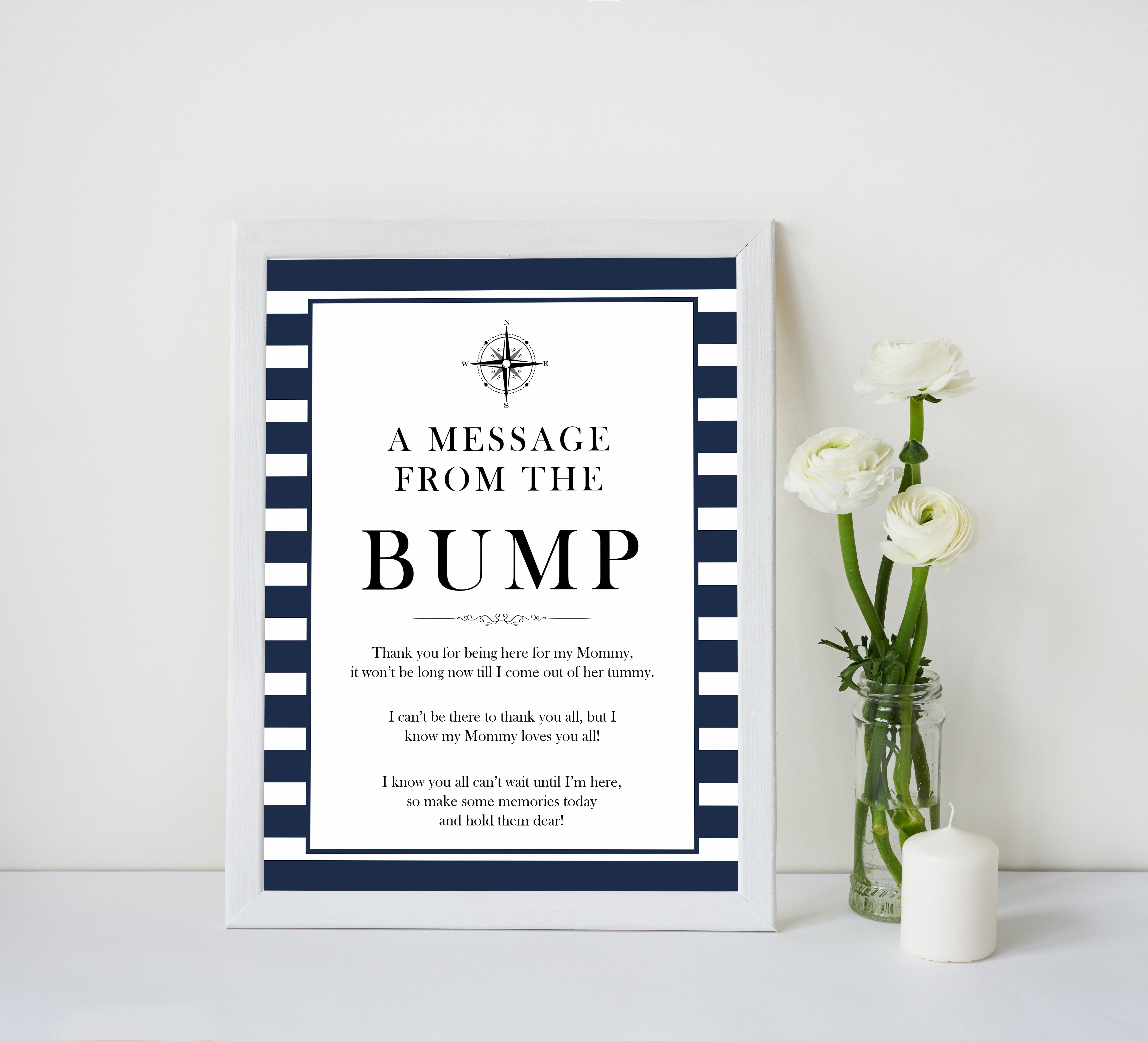 Nautical baby shower games, message from the bump baby shower games, printable baby shower games, baby shower games, fun baby games, ahoy its a boy, popular baby shower games, sailor baby games, boat baby games