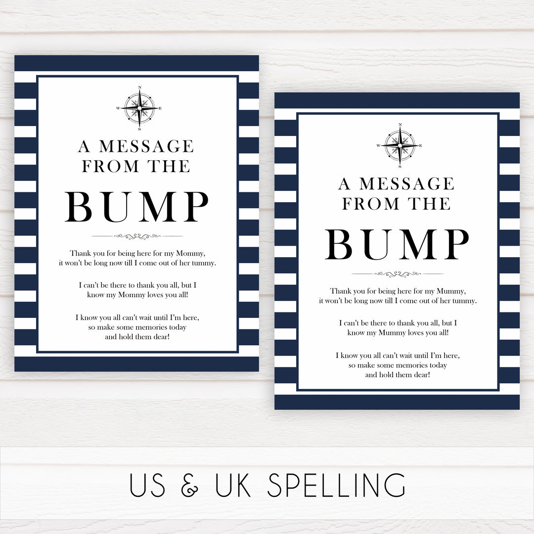 Nautical baby shower games, message from the bump baby shower games, printable baby shower games, baby shower games, fun baby games, ahoy its a boy, popular baby shower games, sailor baby games, boat baby games