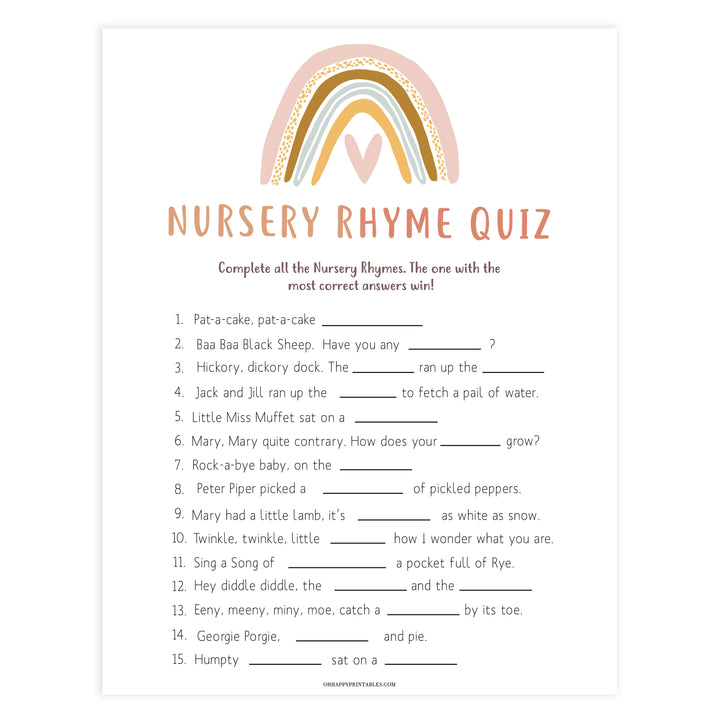 nursery rhyme quiz game, Printable baby shower games, boho rainbow baby games, baby shower games, fun baby shower ideas, top baby shower ideas, boho rainbow baby shower, baby shower games, fun boho rainbow baby shower ideasname that baby tune game, Printable baby shower games, boho rainbow baby games, baby shower games, fun baby shower ideas, top baby shower ideas, boho rainbow baby shower, baby shower games, fun boho rainbow baby shower ideas