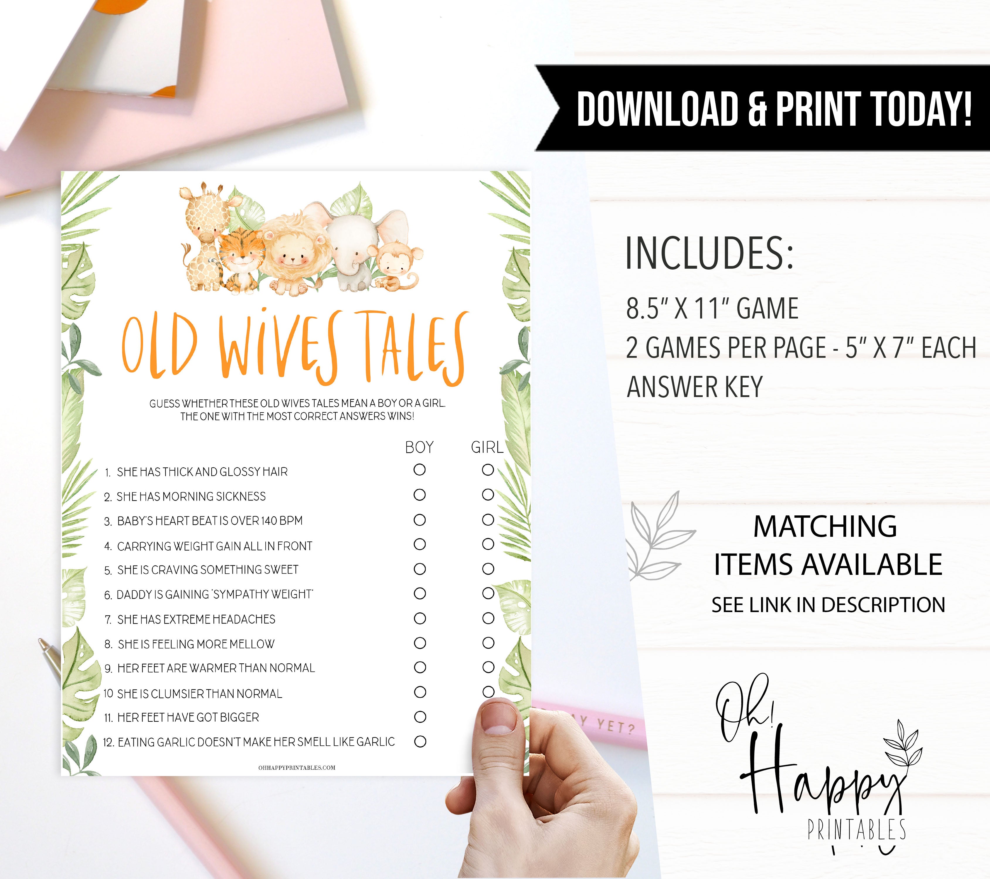 old wives tale game, Printable baby shower games, safari animals baby games, baby shower games, fun baby shower ideas, top baby shower ideas, safari animals baby shower, baby shower games, fun baby shower ideas